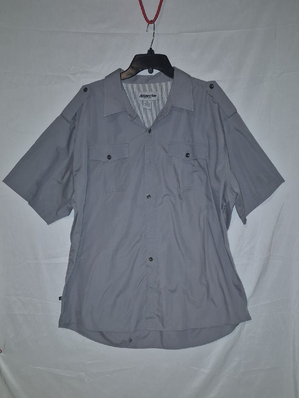 ABLANCHE Short Sleeve Shirt - Gray